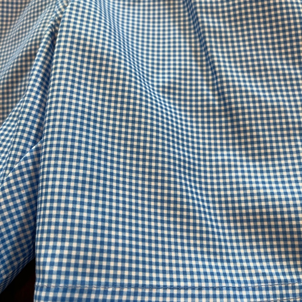 NWT Mens Ibiza ocean club swim shorts blue gingham size 38 - Picture 2 of 9
